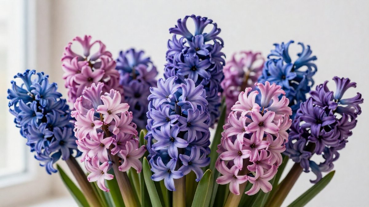 Значение гиацинтов: символика по цветам и легенды