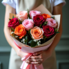 Букет из роз микс 6