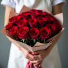 Монобукет из 101 розы (Колумбия)