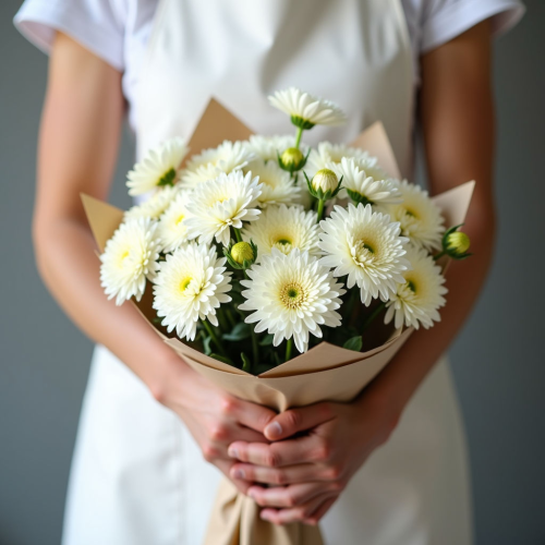 Хризантема кустовая "Прешес"