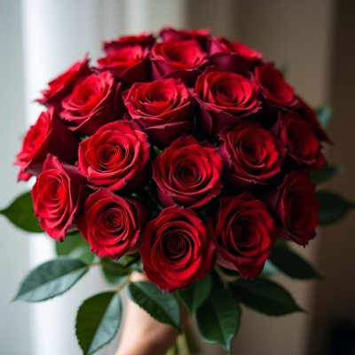 Букет 51 роза Мондиаль (Эквадор) 50см