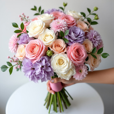 Букет "Цветочный водопад"