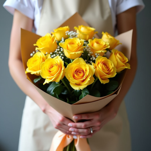 Букет "Желтая феерия"