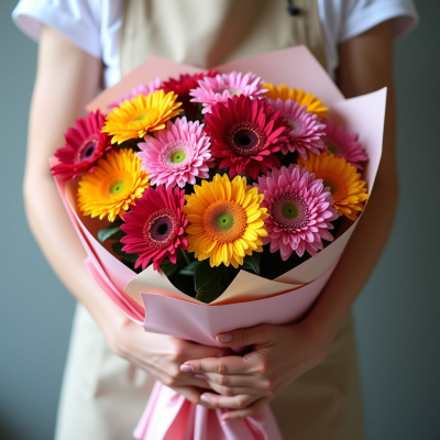 Букет из 15 гербер