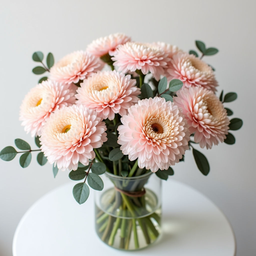 15 веток хризантемы Бигуди