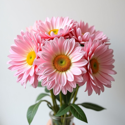 Букет из 5 хризантем 