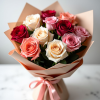 Букет из 15 роз "Ассорти"