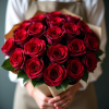 Букет 100 красных роз