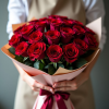 Букет красных роз 120 см
