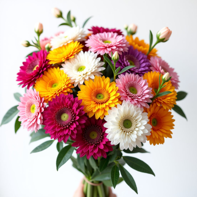Букет из кустовых хризантем микс №2