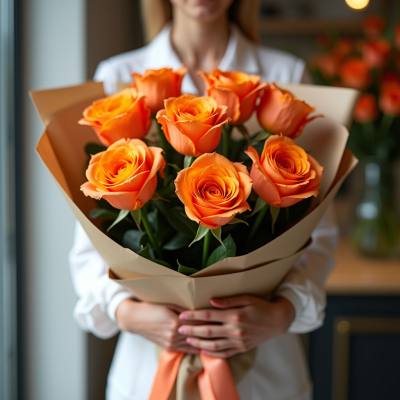 Роза Эквадор " Mandarin X-pression"